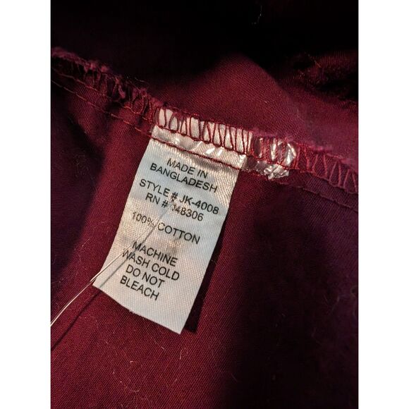 Women's Blue Age Red Mid-Length Distressed Denim Jacket, Size Medium - Picture 7 of 8